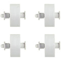  Pool Central Set Of 4 Replacement Wheels For Swimming Pool Vacuums 1.25"