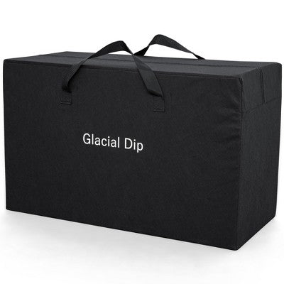  SaluSpa Glacial Dip – Cold Plunge Inflatable Tub, Black Marble, Year-Round Use