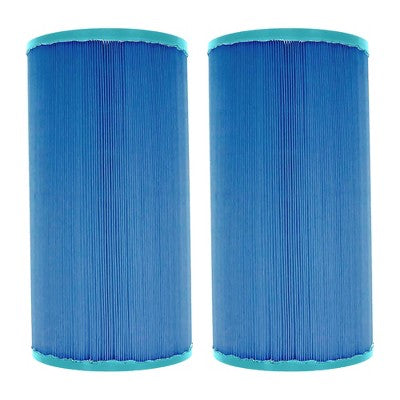  Hurricane Replacement Spa Filter Cartridge For Pleatco PLB-S-50, Unicel C-5345, Filbur FC-2970M, Leisure Bay, & Dynasty Spas, Blue (2 Pack)