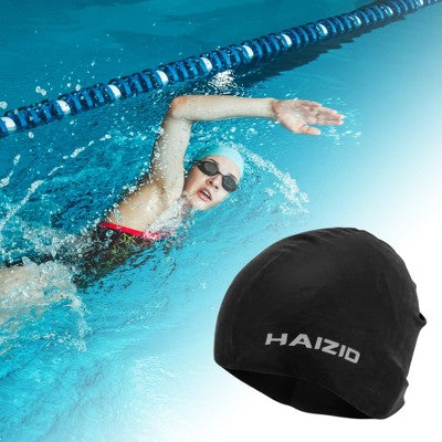  Unique Bargains Silicone Waterproof Swim Cap 1 Pc