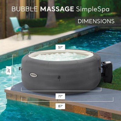  Intex SimpleSpa Bubble Massage Inflatable