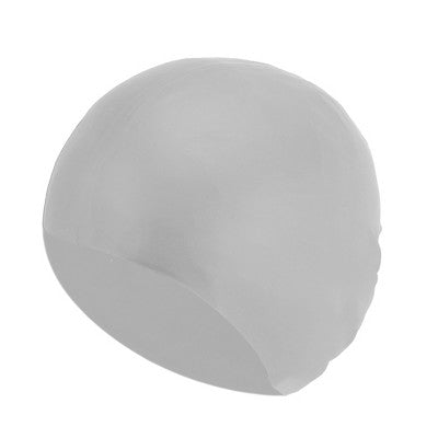  Unique Bargains Silicone Waterproof Solid Color Swim Cap 1 Pc
