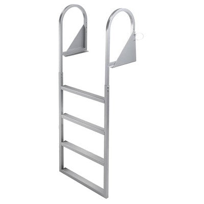  Flip Up Dock Ladder 350 Lbs Marine Pontoon Boat Ladder Aluminum Non-slip