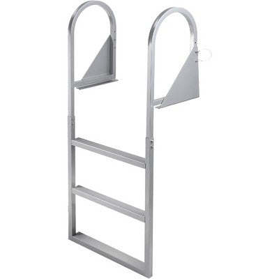  Flip Up Dock Ladder 350 Lbs Marine Pontoon Boat Ladder Aluminum Non-slip