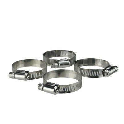  Northlight 2.75" Stainless Steel Adjustable Swimming Pool Hose Clamps - Set Of 4