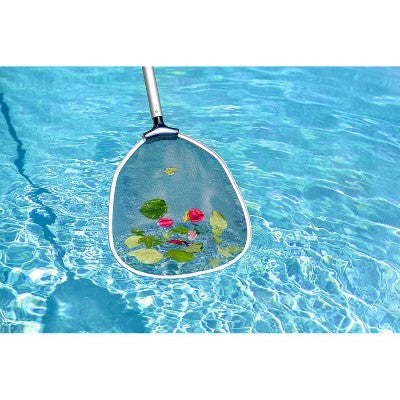  Poolmaster Leaf Skimmer Heavy Weight Deluxe Aluminum Swimming Pool Leaf Rake