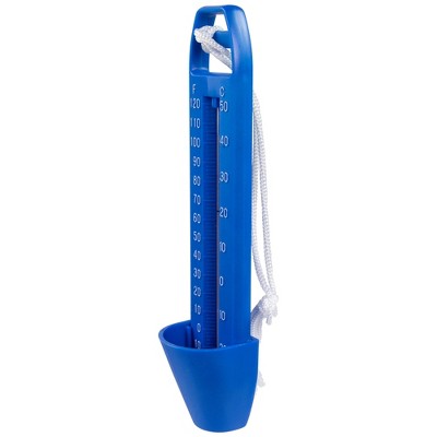  Northlight Easy Read Swimming Pool Thermometer With Cord 6.5" - Blue/White