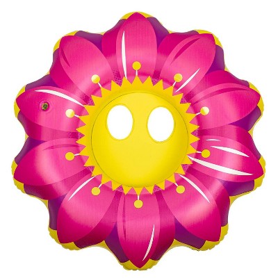  Poolmaster Swimming Pool Inflatable Flower Baby Rider Float - Yellow
