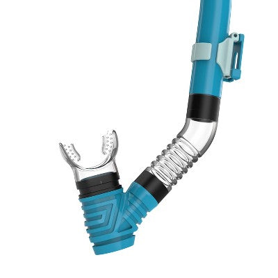  Speedo Junior Mask Snorkel And Fin Set - Turquoise/Gray