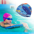  Unique Bargains Kid's Polyester Cartoon Whale Swim Cap 1 Pc
