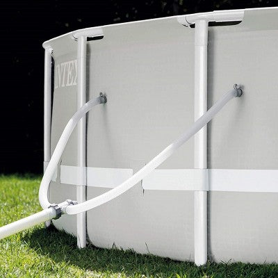 Intex 18ft X 48in Prism Frame Pool Set With Filter Pump, Ladder, Ground Cloth & Cover
