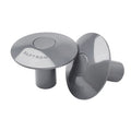  Saftron Outdoor In-Ground Swimming Pool And Spa Ladder Handrail Anchor Socket Winterizing/Debris Cover Accessory, Gray (1 Pair)