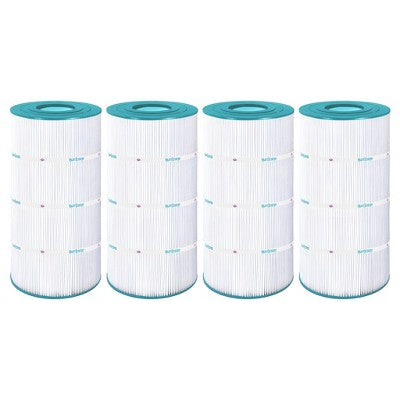  Hurricane Filters Replacement Spa Filter Cartridge For Unicel C-8311, PXST100, Filbur FC-1285, And Hayward X-Stream CC100, White, 4 Pack