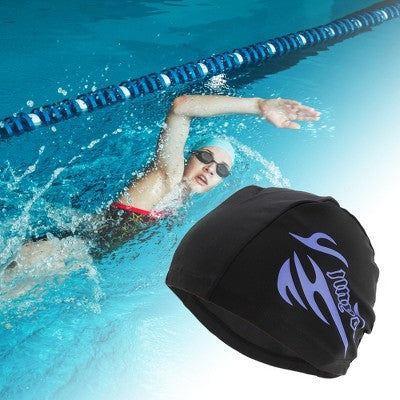  Unique Bargains Nylon Flame Pattern Swim Cap 1 Pc