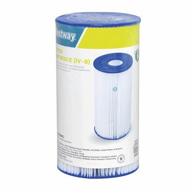 Bestway Flowclear Type IV Or Type B Replacement Cartridge Filter For Above Ground Swimming Pool With 2500 Gallon Per Hour Filter Pump (10 Pack)