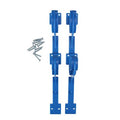  Pool Central Pole And Vacuum Hose Swimming Pool Accessory Hangers 2pc 12.5"- Blue