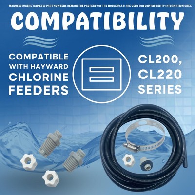  Poolzilla Offline Feeder Connection Pack - Compatible With Hayward CL200, CL220 Feeders