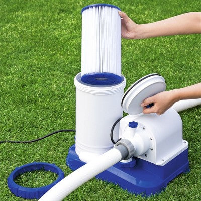  Bestway Flowclear Type IV Or Type B Replacement Cartridge Filter For Above Ground Swimming Pool With 2500 Gallon Per Hour Filter Pump (10 Pack)