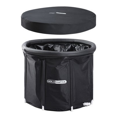  HolaHatha 120 Gal Ice Bath Tub, Portable Cold Water Plunge Recovery Tub W/ Lid Cover