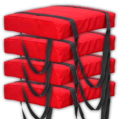  Bradley 4 Pack Type IV Boat Cushion USCG Approved Throwable Flotation Device; Coast Guard Approved Throw Preserver With Foam Cushion