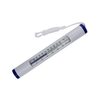  Northlight 6.75" White And Blue Round Swimming Pool Thermometer With Cord