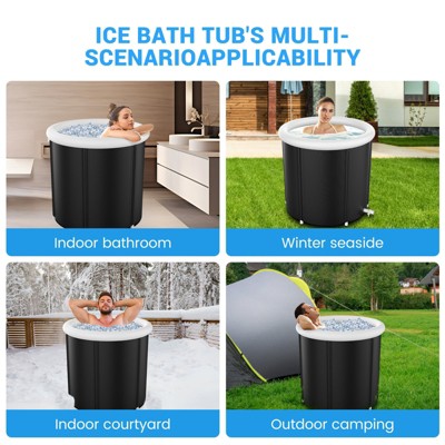  Mojgar 105 Gal Cold Plunge Tub Portable Ice Bath Tub For Athletes And Plunge Tub
