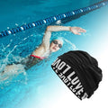  Unique Bargains Spandex Pleated Style Swimming Cap 1 Pc