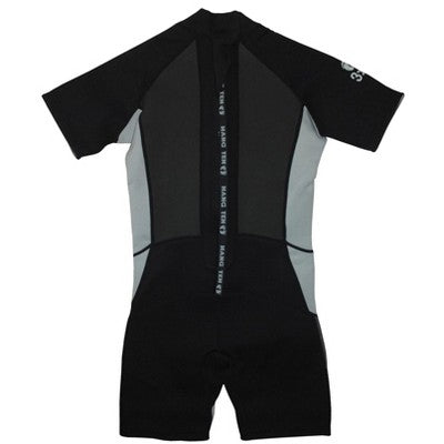 Bradley Hang Ten Youth Shorty Wetsuit 3:2 Silver- Small