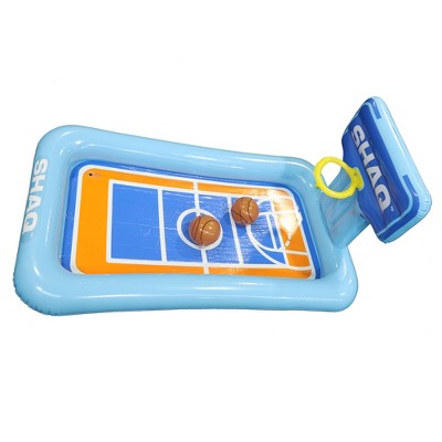  SHAQ Basketball Hoop Sprinkler Pool Inflatable Basketball Court