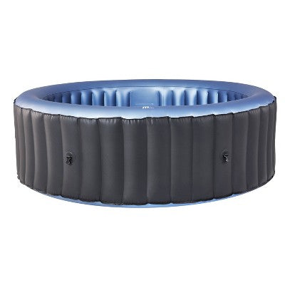  MSpa Bergen Round Bubble Spa With Thermal Cover 245 Gal 138 Electric 110 Volt AC Inflatable Hot Tub