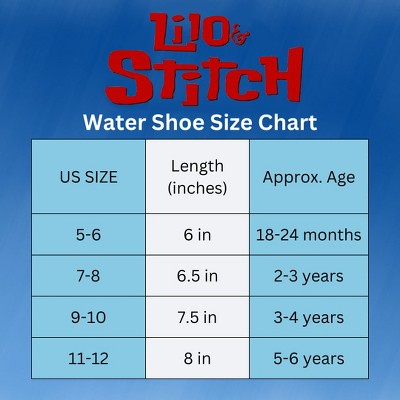  Disney Stitch & Angel Girls' Dual Sizes Watershoes (Toddlers)