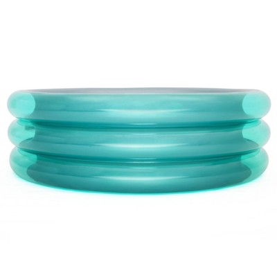  Bestway H2OGO! Big Metallic 3-Ring Inflatable Play Pool (5’7” Diameter)