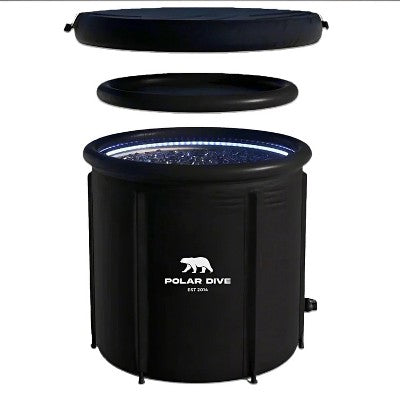  Polar Dive USA Portable Ice Bath Tub In Black