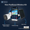  PoolScout: Wireless Pool Security Camera, Battery & Solar, Drowning Alarm