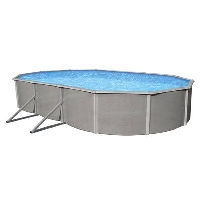  Blue Wave Oval 144"x288" Belize Steel Wall Pool Package