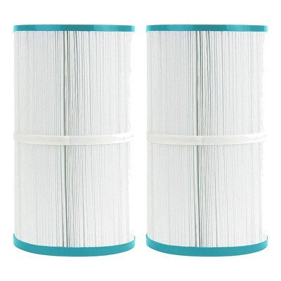  Hurricane Filters Replacement Spa Filter Cartridge For PJW-50, Unicel C-5300, Filbur FC-1320, Hot Tub Front Load, And Whirlpool 50, White, 2 Pack