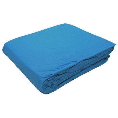  Swimline LI244820 24' Solid Blue Round Above Ground Swimming Pool Overlap Liner