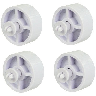  Pool Central Set Of 4 Replacement Wheels For Swimming Pool Vacuums 1.25"