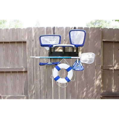 Poolmaster Mounted/Hanging Storage Rack Outdoor Garden Tool Organizer