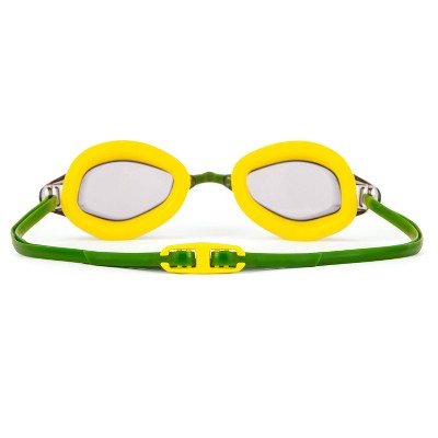  Aqua Leisure EQUINOX Adult Swim Goggles - Green: Latex-Free, Adjustable Polycarbonate Lens
