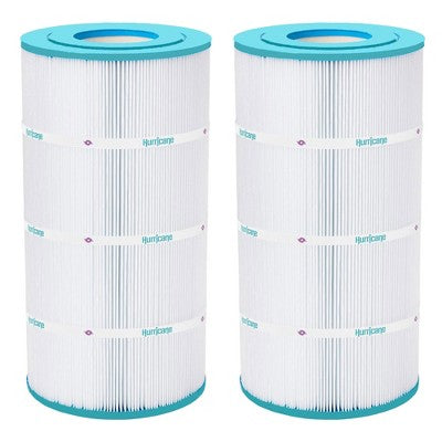  Hurricane Replacement Spa Filter Cartridge For Unicel C-8409, PA90, Filbur FC-1292, Hayward Star-Clear Plus C900, And Hayward X-Stream CC100, 2 Pack