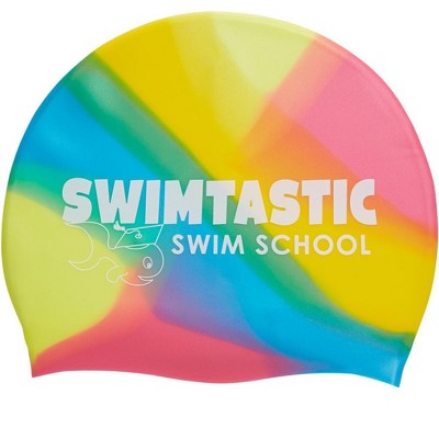  Sporti Swimtastic Multi Color Silicone Swim Cap