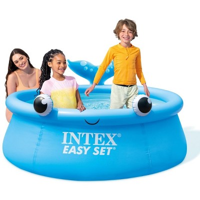  Intex 26102EH Jolly Whale Easy Set 6ft X 20in Inflatable Pool