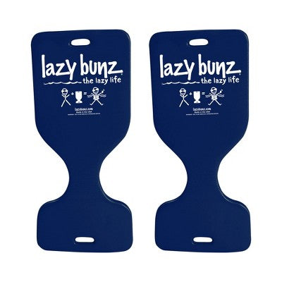  TRC Recreation Lazy Bunz Foam Water Saddle Pool Float For Adults And Kids, Lounger For Swimming Pool, Lake, River, And Beach, Navy Blue (2 Pack)