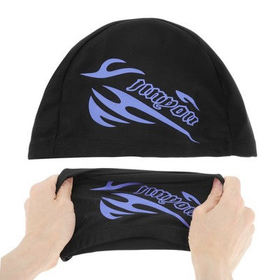  Unique Bargains Nylon Flame Pattern Swim Cap 1 Pc