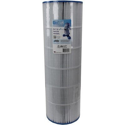  Unicel C-8417 175 Square Foot Media Replacement Pool Filter Cartridge With 202 Pleats, Compatible With Hayward Pool Products And Waterway