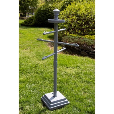  Swimline Outdoor Poolside Valet Towel Rack With Weighted Base - 52"