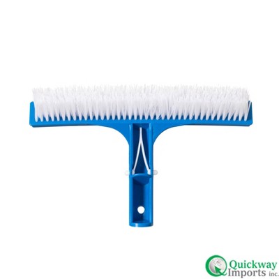 Quickway Imports 10-inch Poly Bristle Brush Head Designed To Clean Walls Floors Steps & Corners For Effective Pool Cleaning And Maintenance