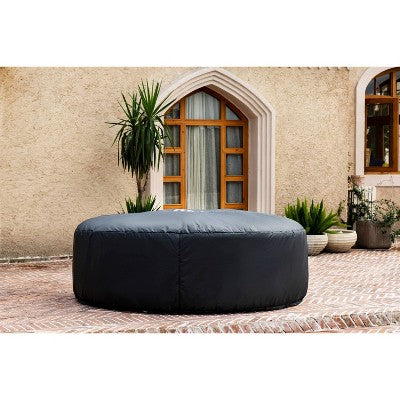  MSpa Bergen Round Bubble Spa With Thermal Cover 245 Gal 138 Electric 110 Volt AC Inflatable Hot Tub