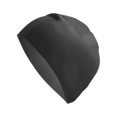  Unique Bargains Women's Silicone Solid Color Swim Cap 1 Pc